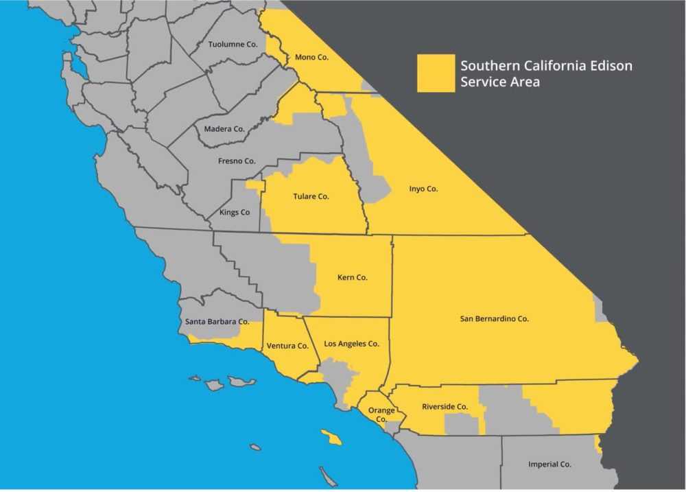 SCE Territory Map