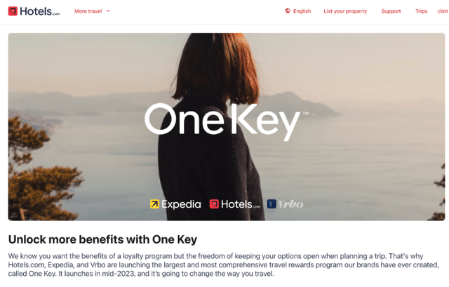 Expedia's OneKey Launch