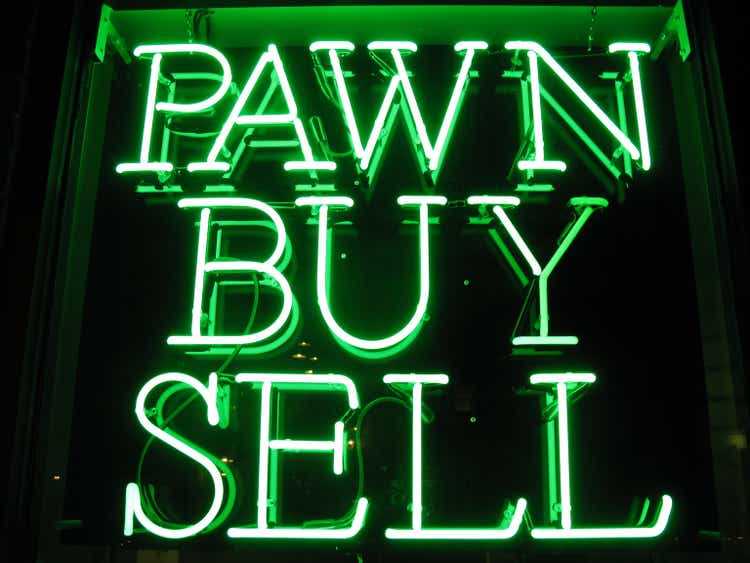 Pawn Shop at Night