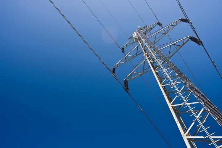A group view of an electric tower
