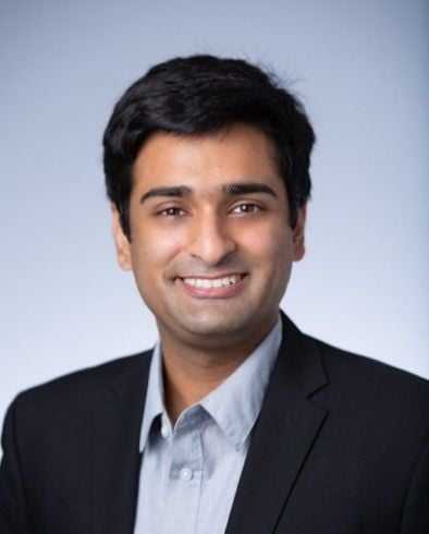 Kriya Therapeutics CEO Shankar Ramaswamy stands for a photo