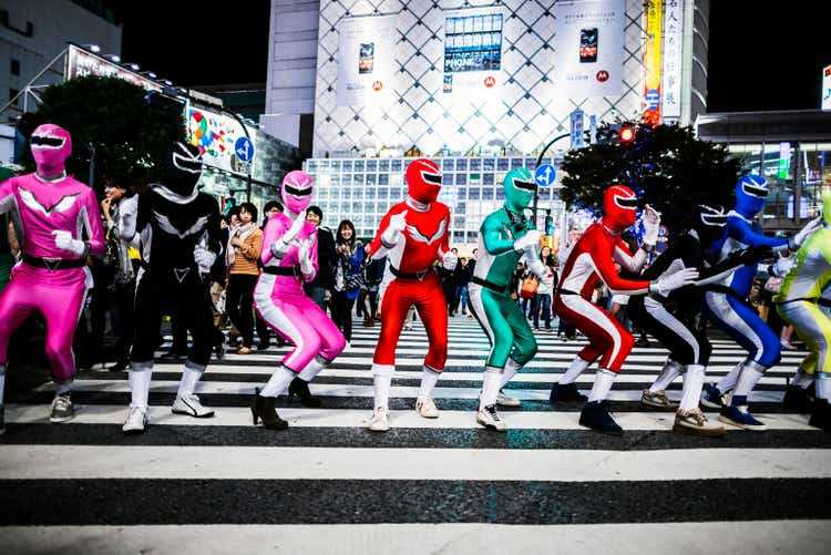 Halloween in Shibuya Tokyo Japan