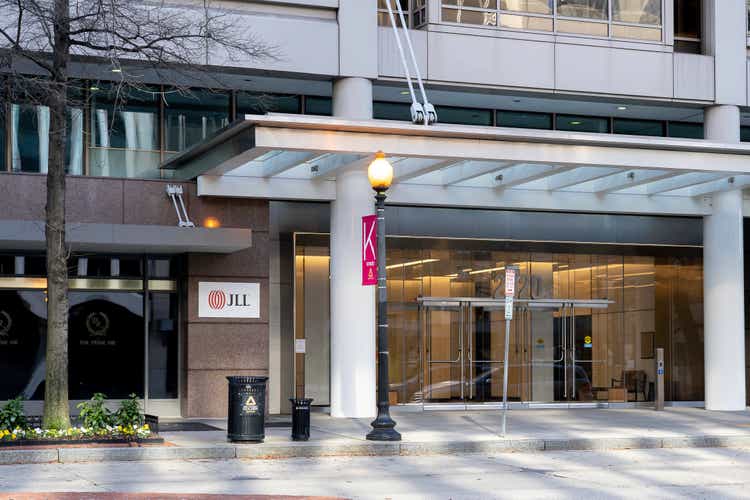 Entrance to JLL Washington, D.C. office.