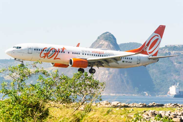 Boeing 737-800 of the Brazilian company Gol Linhas Aéreas