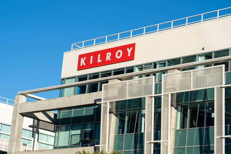 Штаб-квартира Kilroy Realty Corporation в Лос-Анджелесе, Калифорния, США.