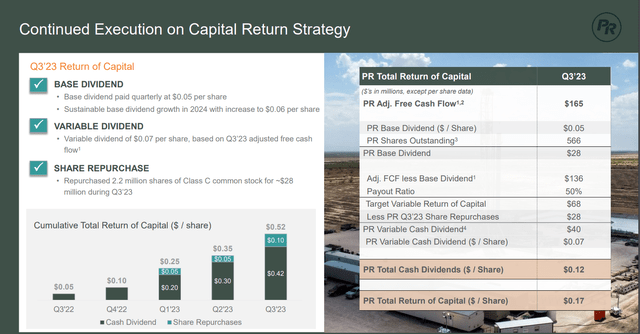Q3 Capital Return Strategy