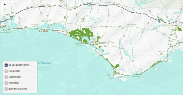 Company's land holdings