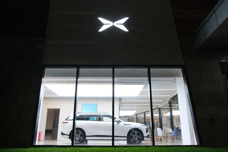 Внешний вид розничного магазина Xpeng Motors EV