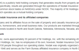 NI Holdings (NODK): обзор деятельности компании и её акций