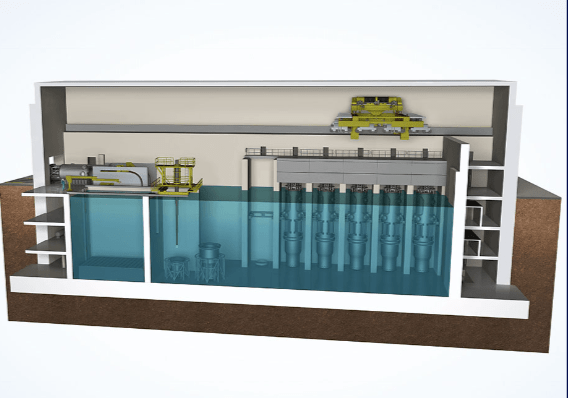 3D-рендеринг 12-модульного завода VOYGR от SMR