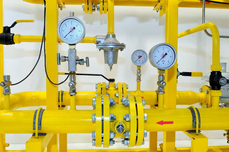 Измерители давления на газопроводе