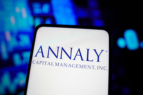 На этой фотоиллюстрации компания Annaly Capital Management...